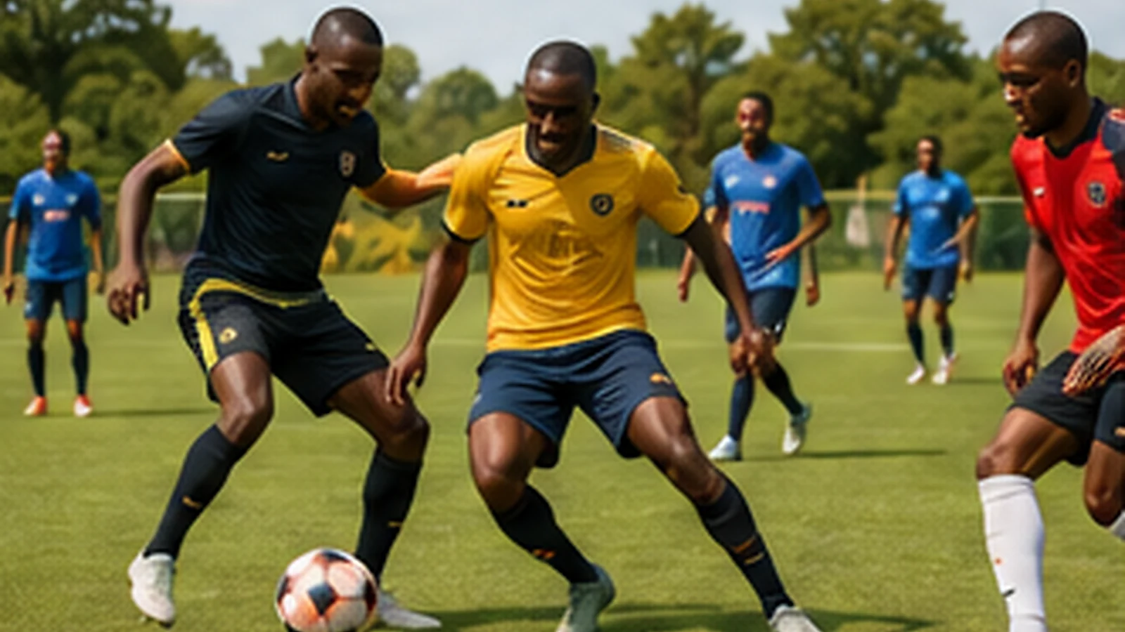 Match de football entre membres